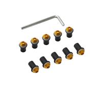 NOEyoue Viti per Bulloni Moto Compatibile con Suzuki per K1 K2 per K3 K4 K5 5mm 10PCS Moto Parabrezza Parabrezza Bulloni Viti Dado di Fissaggio Moto Carenatura Bulloni