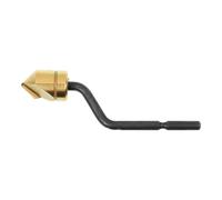 NOGA Testa di sbavatura per fori 90°, con stelo HSS con rivestimento TiN, TiN, Ø10,4mm Quantità:1