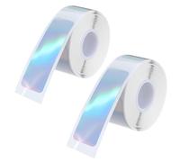 Nogeqi 2 rotoli di etichette per Phomemo D30 D32 D35 Q30 Q30S Q31, 12 x 40 mm, Thermal Label Tape, nastro termico per etichette, per casa, ufficio, scuola, 160 nastri/rotoli