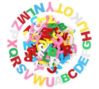 Nogeqi 300 lettere in feltro colorate, autoadesive, lettere in feltro A-Z, lettere dell'alfabeto, lettere adesive e numeri per bambini, artigianato, scrapbooking, inizio della scuola, progetti fai da