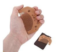 Nogeqi Pettine per la nascita in legno, per il cuoio capelluto pulito, in legno, per alleviare l'ansia, alleviare lo stress per donne incinte, Birth Comb con sacchetto di stoffa