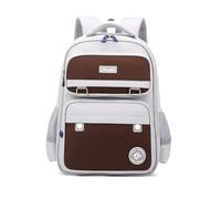 Nogkdyc Borse scolastiche per ragazzi e ragazze Studenti della scuola primaria in stile britannico nelle classi 1-6(A225-grigio,M)