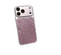 Nogkdyc Cover Brillantini Glitter per iPhone 17 Pro Max con Protezione Fotocamera Integrata, Custodia Rigida Integrale Antiurto per iPhone 16 15 14 (viola,per iPhone 14)