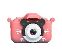 NogrAx Fotocamera digitale per bambini - fotocamera giocattolo progettata per il compleanno dei bambini, con doppia fotocamera HD da 2000 W, scheda di memoria da 32 GB, lettore di schede