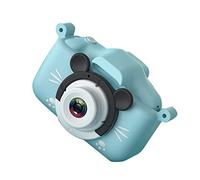 NogrAx Fotocamera digitale per bambini - fotocamera giocattolo progettata per il compleanno dei bambini, con doppia fotocamera HD da 2000 W, scheda di memoria da 32 GB, lettore di schede