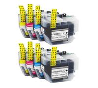 NOGROEZ Cartuccia d'inchiostro for stampante B-rother LC492 MFC-J2340DW MFC-J3540DW MFC-3940DW(2sets (2BK 2C 2M 2Y))