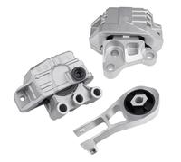 NOHEEU 3 Pezzi di Accessori per Auto Supporto Motore E Trasmissione per Jeep per Renegade L4 2.4L 2019 2020 2021