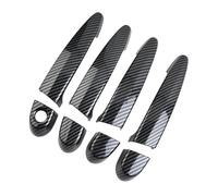 NOHEEU 4 Pezzi Copertura Maniglia Portiera Auto Rivestimento In Fibra Di Carbonio Per E87 E90 E91 E92 E93 F30 X1 X2 X3 X4 X6 Accessori Esterni(A)