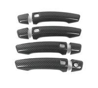 NOHEEU 4 pezzi per A3 8V 2014 2015 2016 2017 2018 2019 2020 Accessori auto Interni Maniglie portiere in fibra di carbonio Copertura(Style2)