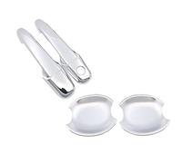 NOHEEU Adesivi Per Finiture Per Auto Accessori Per Lo Styling Per Ford Per Mustang Per Shelby GT GT500 2005-2014 Copertura Per Maniglia Della Portiera In ABS Cromato(3)
