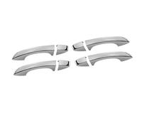 NOHEEU Coprimaniglia portiera esterna cromata nera per VW per GOLF 7 MK7 2013-2019, accessori di stile(Style3)