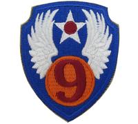 NOI DELL'ESERCITO USAAF 9 Forze aeree DISTINTIVO - WW2 Riproduzione americana