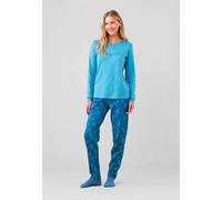 NOI DI NOTTE Pigiama Donna Lungo Cotone Invernale ART. FA009266