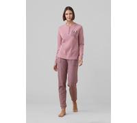 NOI DI NOTTE Pigiama Lungo Donna Cotone e Pile Invernale ART. FA009333
