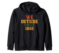 Noi fuori dal 1865 Juneteenth Pride African Empowerment Felpa con Cappuccio