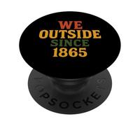 Noi fuori dal 1865 Juneteenth Pride African Empowerment PopSockets PopGrip Adesivo