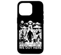 Noi Fuori Qui America Mostri Bigfoot Mothman Criptidi Locali Custodia per iPhone 16 Pro