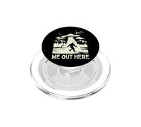 Noi Fuori Qui Divertente Bigfoot Mothman Cryptid UFO Rapimento PopSockets PopGrip per MagSafe
