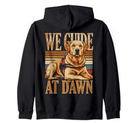 Noi guidiamo al Golden Retriever dell'alba Felpa con Cappuccio
