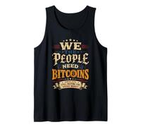 Noi Il Popolo Abbiamo Bisogno Bitcoin Vintage Canotta