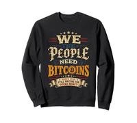 Noi Il Popolo Abbiamo Bisogno Bitcoin Vintage Felpa