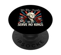 Noi il popolo non serviamo re - Libertà anti-monarchia PopSockets PopGrip Adesivo