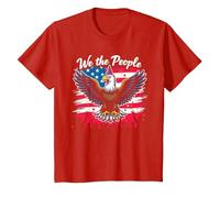 Noi Il Popolo sappiamo Fare Festa Maglietta, Bambini, Rosso, 6 Anni