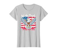 Noi Il Popolo sappiamo Fare Festa Maglietta, Donna, Argento, S