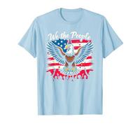 Noi Il Popolo sappiamo Fare Festa Maglietta, Uomo, Celeste, M