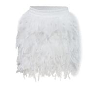 Noi L'Estate Come Noi Gonne Alzato Gonna Corta, Mezza Gonna, Gonna Similpelle Signore, bianco, XL