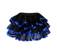 Noi L'Estate Come Noi Gonne Hoben Europa e gli Stati Uniti Gonna Tulle, Tutu Gonna multistrato Peng Peng Rock Fransen Donna, Blu, XXL