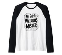 Noi Siamo i Weirdos Mister Halloween Maglia con Maniche Raglan