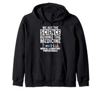 Noi Siamo la Scienza Dietro la Medicina Orgoglio Lab Felpa con Cappuccio