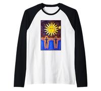 Noi Siamo Una Sola Pittura Solare Maglia con Maniche Raglan