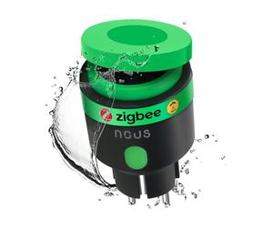 NOI Zigbee IP44, presa intelligente con misurazione del consumo, compatibile con Alexa, Smart Home, Google Home, Smart Life, 2MQTT, 16A