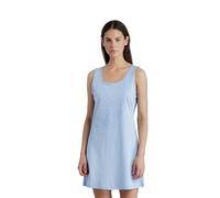 Noidinotte - Abitino Donna in Cotone con Spalla Larga e Dettaglio Cuore Articolo Little Flower - XL Azzurro