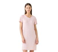 Noidinotte - Camicia da Notte Donna Estiva in Costina Articolo Cuoricini. - 50 Rosa