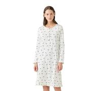 Noidinotte - Camicia da Notte Donna Estiva in Cotone Articolo Cherie. - L Panna
