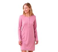 Noidinotte - Camicia da Notte Donna in Caldo Cotone Articolo Cuore. - S Rosa