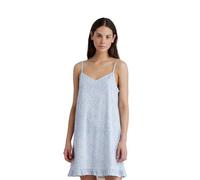 Noidinotte - Camicia da Notte Donna in Cotone bretellina Articolo Violet - S Azzurro