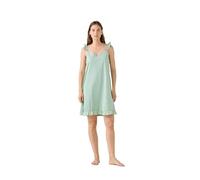 Noidinotte - Camicia da Notte Donna in Cotone bretellina Little Flower - S Verde
