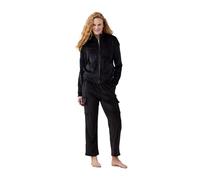 Noidinotte - Completo Donna ciniglia Felpata Articolo Unito. - M Nero