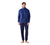 Noidinotte - Giacca uomo coral articolo unito. - XL Blu