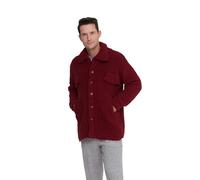 Noidinotte - Giacca Uomo Monty in Eco Pelliccia con Bottoni - M Bordeaux