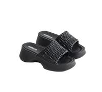 Noidinotte; more than pyjamas - Ciabatta Donna in Gomma con Suola 5 cm. Disponibile in Due Colori - 0655064 - Colore Nero, Taglia 38/39