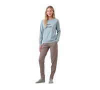 Noidinotte - Pigiama Donna Caldo Cotone Articolo Paris - M Azzurro