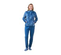 Noidinotte - Pigiama Donna Coral Articolo Cachemire. - XL Azzurro