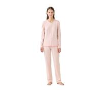 Noidinotte - Pigiama Donna Estivo in Cotone Articolo Romantic. - M Rosa