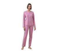 Noidinotte - Pigiama Donna in Caldo Cotone Articolo Cuore. - M Rosa
