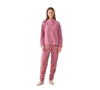 Noidinotte - Pigiama Donna Micropile Articolo Cachemire. - XS Rosa